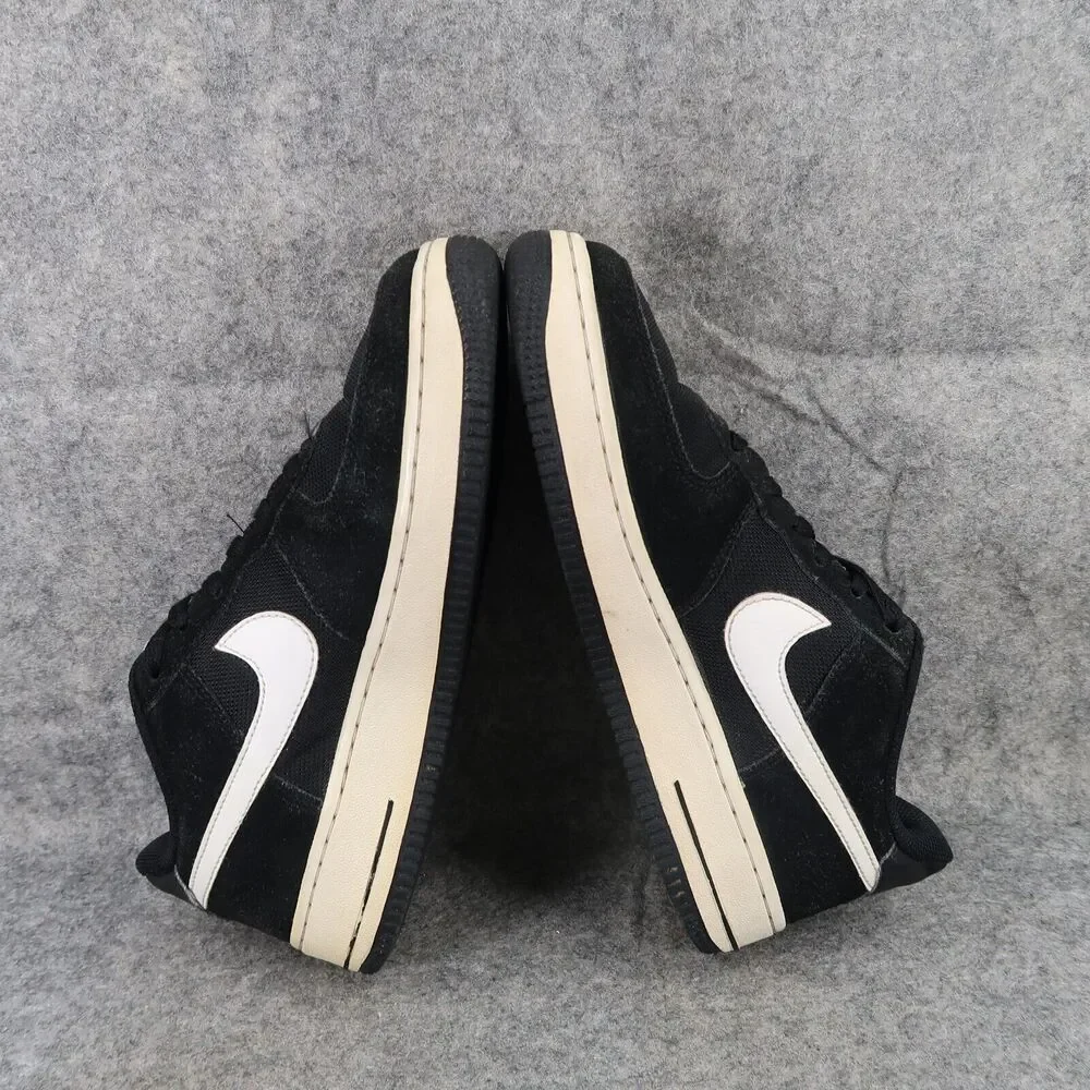 Nike Shoes Youth 5.5 Sneakers Air Force 1 Lifestyle Active Casual Leather Black